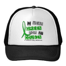 Cerebral Palsy I Wear Green For My Cousin 37 Mesh Hats