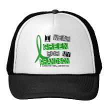 Cerebral Palsy I Wear Green For My Grandson 37 Mesh Hat