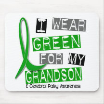 Cerebral Palsy I Wear Green For My Grandson 37 Mouse Mat