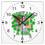Cerebral Palsy Modern Rosie Fight wall clocks