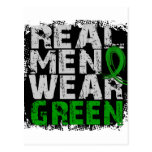 Cerebral Palsy Real Men Wear Green Postcard