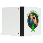 Cerebral Palsy - Rosie The Riveter - We Can Do It Vinyl Binders