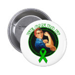 Cerebral Palsy - Rosie The Riveter - We Can Do It buttons