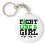Cerebral Palsy Sporty Fight Like a Girl keychains