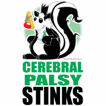 Cerebral Palsy Stinks photo sculptures
