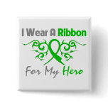 Cerebral Palsy Tribal Deco Ribbon Hero buttons