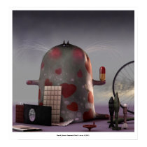 ceremonial cats II ( cat no. 6 ) posters