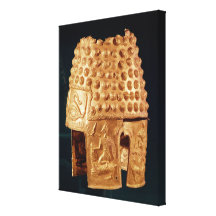 Ceremonial helmet canvas prints