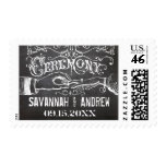 Ceremony Chalkboard  Wedding Postage