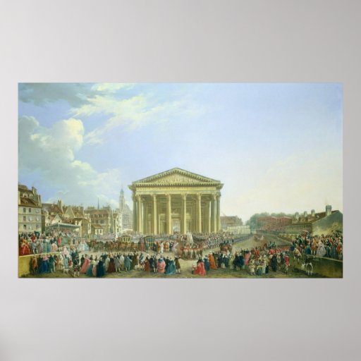 Ceremony of Laying the First Stone Print