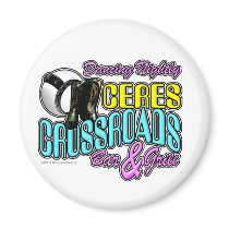 Ceres Crossroads Bar and Grill magnets by klclewis Ceres Crossroads Bar and Grill magnets