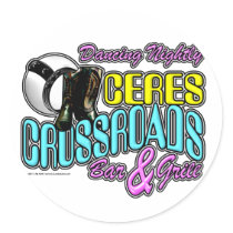 Ceres Crossroads Bar and Grill stickers by klclewis Ceres Crossroads Bar and Grill stickers