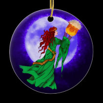 Cerridwen Celtic Wiccan Yule Ornament ornaments