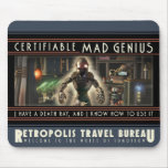 Certifiable Mad Genius Mouse Pad