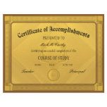 Certificate of Accomplishment Template flyers