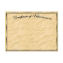 Certificate of Achievement postcards by Firecrackinmama Certificate of Achievement postcards