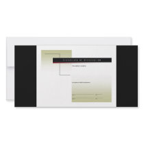 Certificate of Appreciation1 Personalized Photo Card