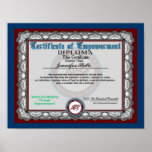Certificate of Empowerment Posters