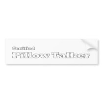 certified basic white bumper stickers