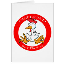 Certified Bird Flu Free cards