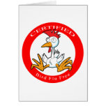 Certified Bird Flu Free Card