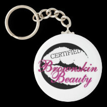 Certified Brown Beauty Keychain keychains
