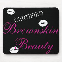 Certified Brown Beauty Mousepad mousepads