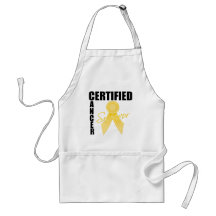 Certified Cancer Survivor - Childhood Cancer Apron