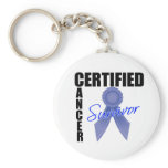 Certified Cancer Survivor - Colon Cancer keychains
