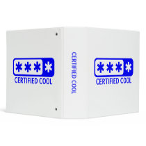 Certified Cool (2.0in) binders by artberry Certified Cool (2.0in) binders