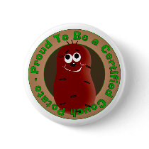 Certified Couch Potato buttons by CouchPotatos Certified Couch Potato buttons