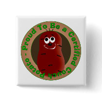 Certified Couch Potato buttons by CouchPotatos Certified Couch Potato buttons
