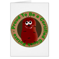 Certified Couch Potato cards