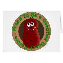Certified Couch Potato cards