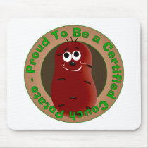 Certified Couch Potato mousepads by CouchPotatos Certified Couch Potato mousepads