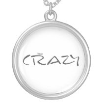 Certified Crazy Official Stamp Capital Letters necklaces