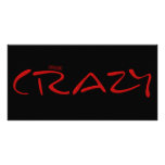 Certified Crazy Photo Greeting Card