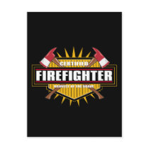 Certified Firefighter Postcards