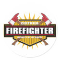 Certified Firefighter stickers