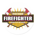 Certified Firefighter Sticker