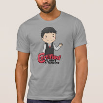 Certified Flight Attendant t-shirts