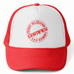 Certified Freight Relocation Engineer Red Mesh Cap
