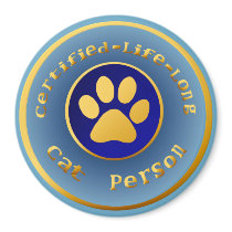 Certified-Life-Long Cat Person magnets