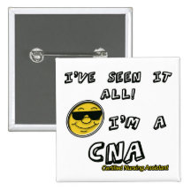 Certified Nursing Assistant Pinback Buttons