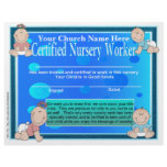 Certified Nusery Worker Document Letterhead Template