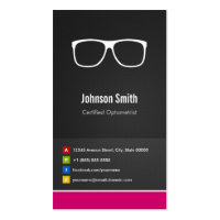 Certified Optometrist Optical Creative Innovative Business Cards