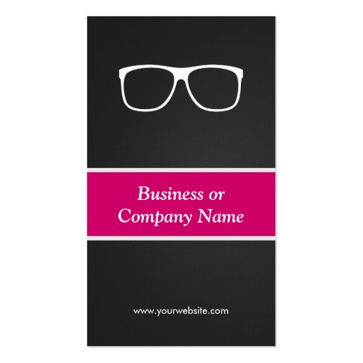 Certified Optometrist Optical Creative Innovative Business Cards (back side)