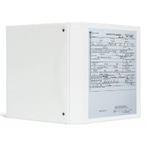 Certified Original Barack Obama Birth Certificate Vinyl Binder