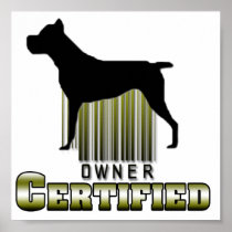 Certified Owner Poster