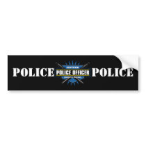 Certified Police Officer Bumper Sticker